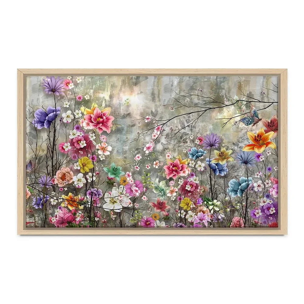 Flowers Everywhere Canvas Print Flowers Everywhere Canvas Print wall art product Pawaris Pattano09 / Shutterstock