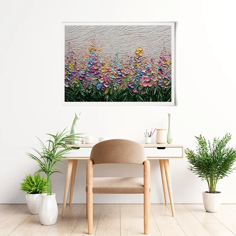 Flowers Of The Rainbow Art Print Flowers Of The Rainbow Art Print wall art product Nada Khatib