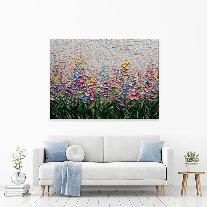 Flowers Of The Rainbow Canvas Print Flowers Of The Rainbow Canvas Print wall art product Nada Khatib