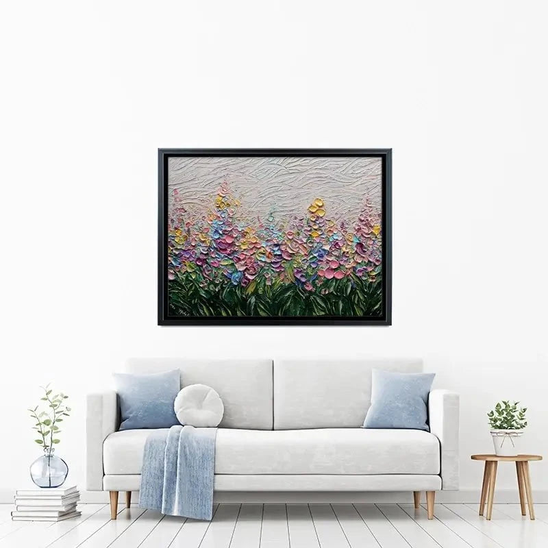 Flowers Of The Rainbow Canvas Print Flowers Of The Rainbow Canvas Print wall art product Nada Khatib