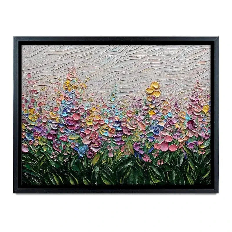 Flowers Of The Rainbow Canvas Print Flowers Of The Rainbow Canvas Print wall art product Nada Khatib