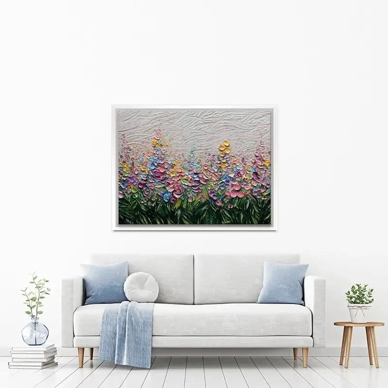 Flowers Of The Rainbow Canvas Print Flowers Of The Rainbow Canvas Print wall art product Nada Khatib
