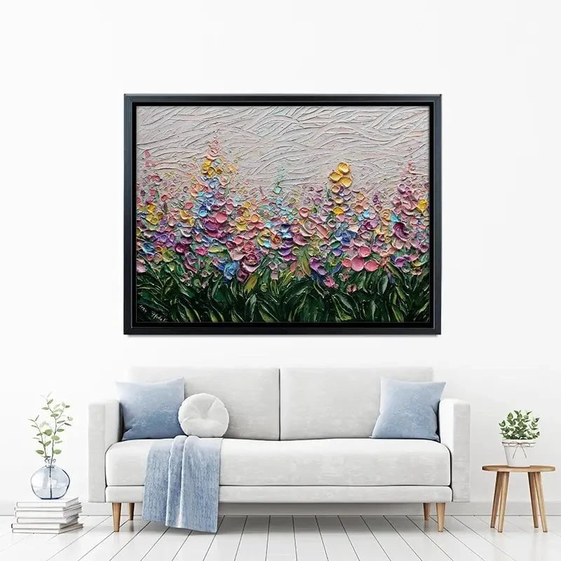 Flowers Of The Rainbow Canvas Print Flowers Of The Rainbow Canvas Print wall art product Nada Khatib