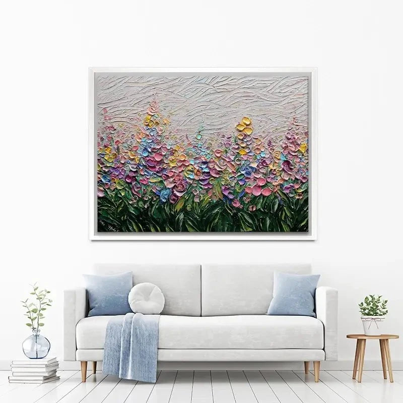 Flowers Of The Rainbow Canvas Print Flowers Of The Rainbow Canvas Print wall art product Nada Khatib