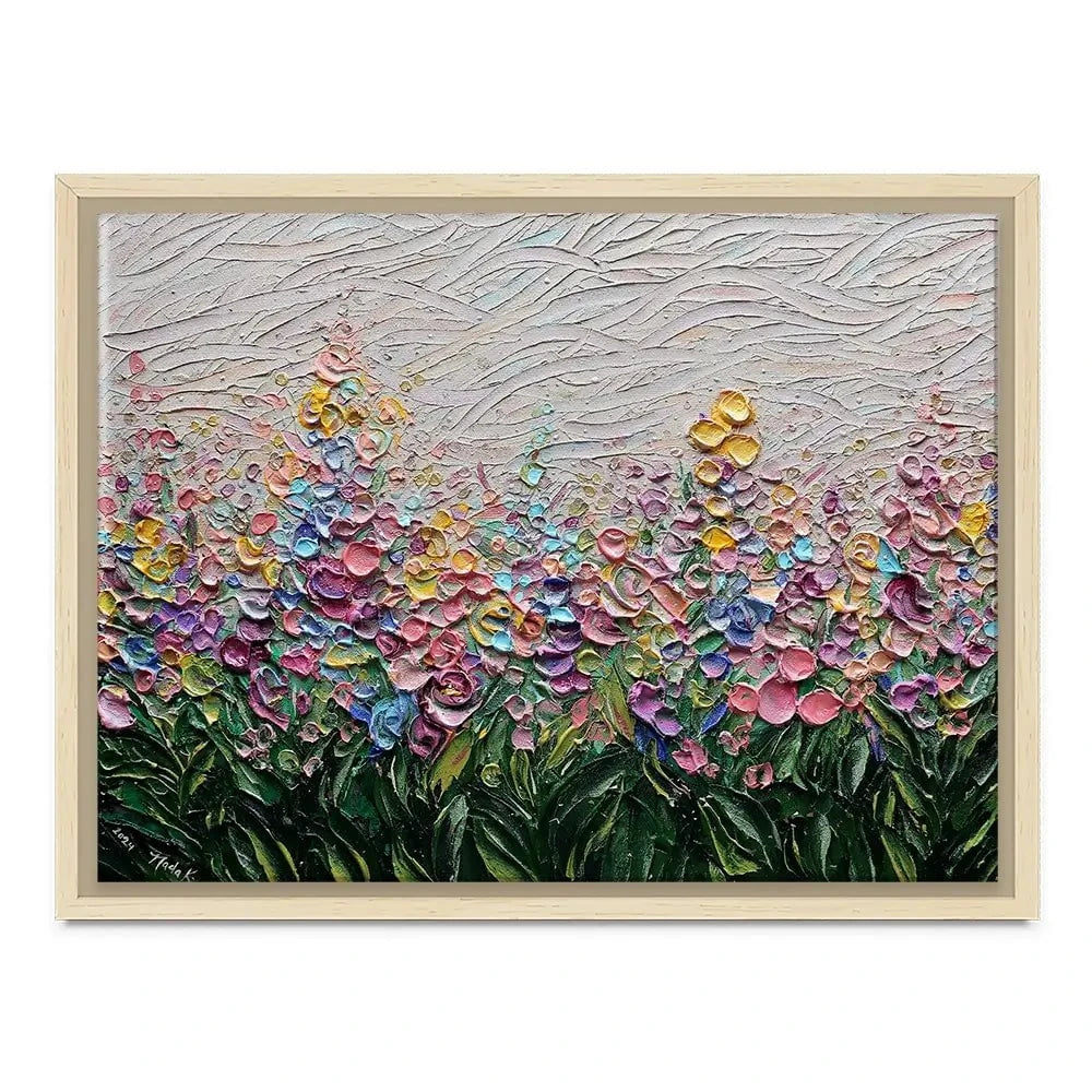 Flowers Of The Rainbow Canvas Print Flowers Of The Rainbow Canvas Print wall art product Nada Khatib