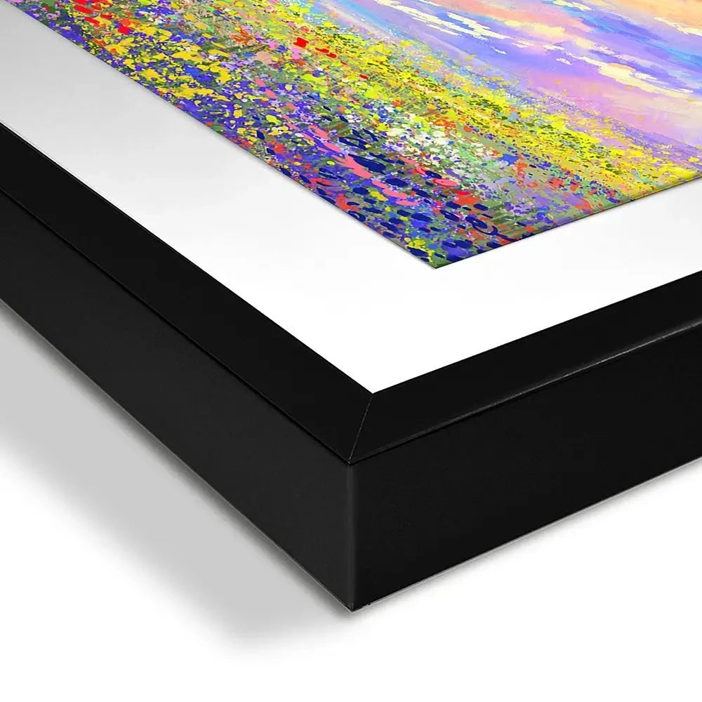 Flowers Under Clouds Framed Art Print Flowers Under Clouds Framed Art Print wall art product Tithi Luadthong / Shutterstock