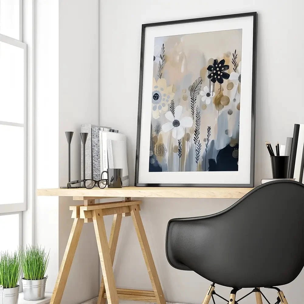 Fluer Complement Framed Art Print Fluer Complement Framed Art Print wall art product Isabella Karolewicz