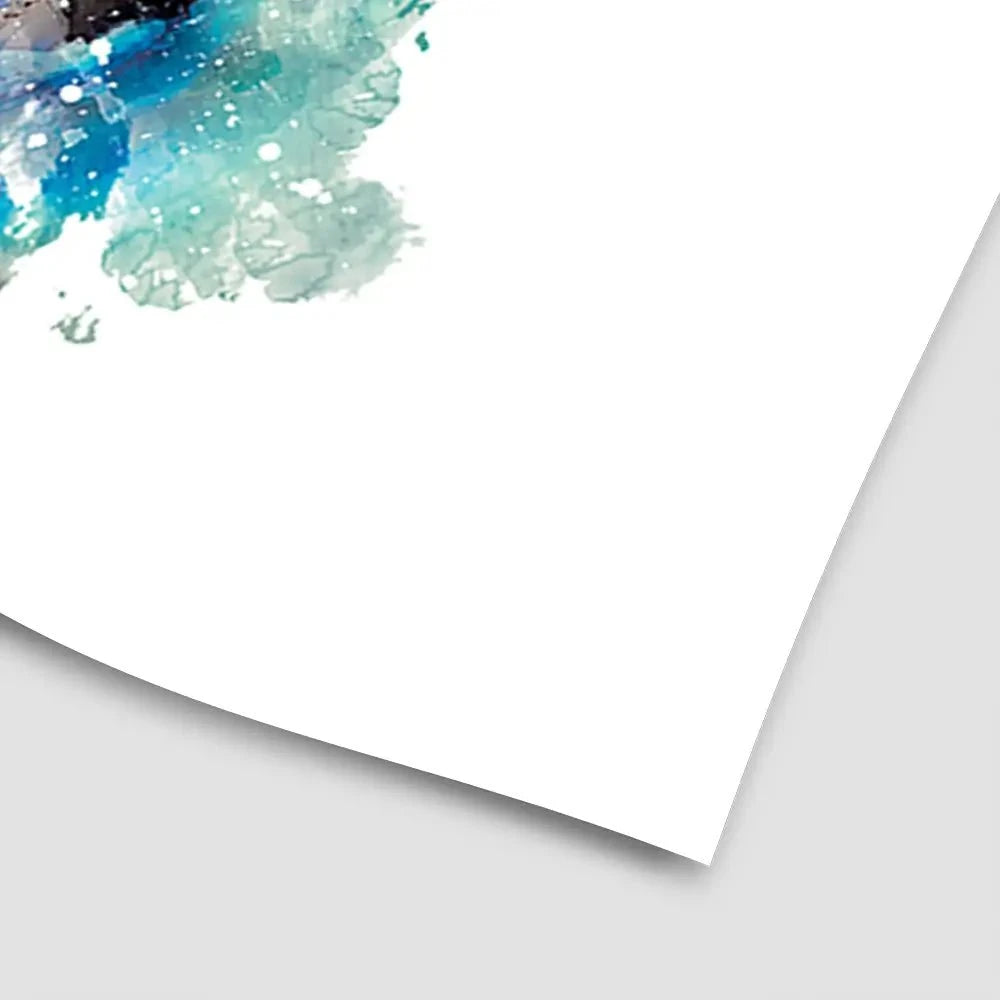 Football Splash Art Print Football Splash Art Print wall art product marina shin / Shutterstock