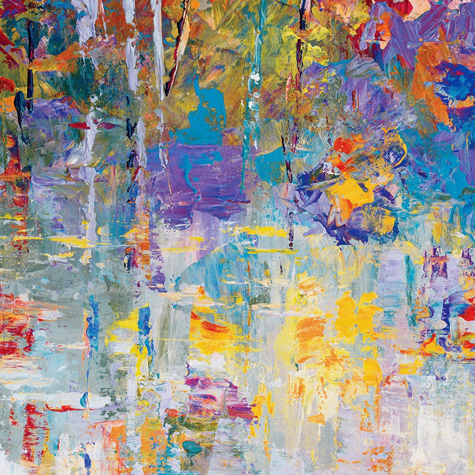Forest By The Frozen Lake Art Print Forest By The Frozen Lake Art Print wall art product Leon Devenice