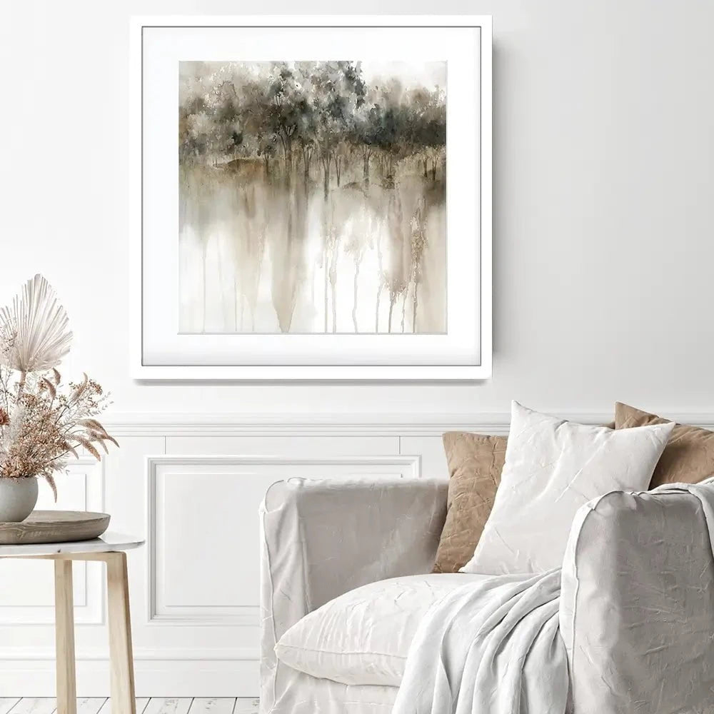 Forest Edge Square Framed Art Print Forest Edge Square Framed Art Print wall art product Carol Robinson