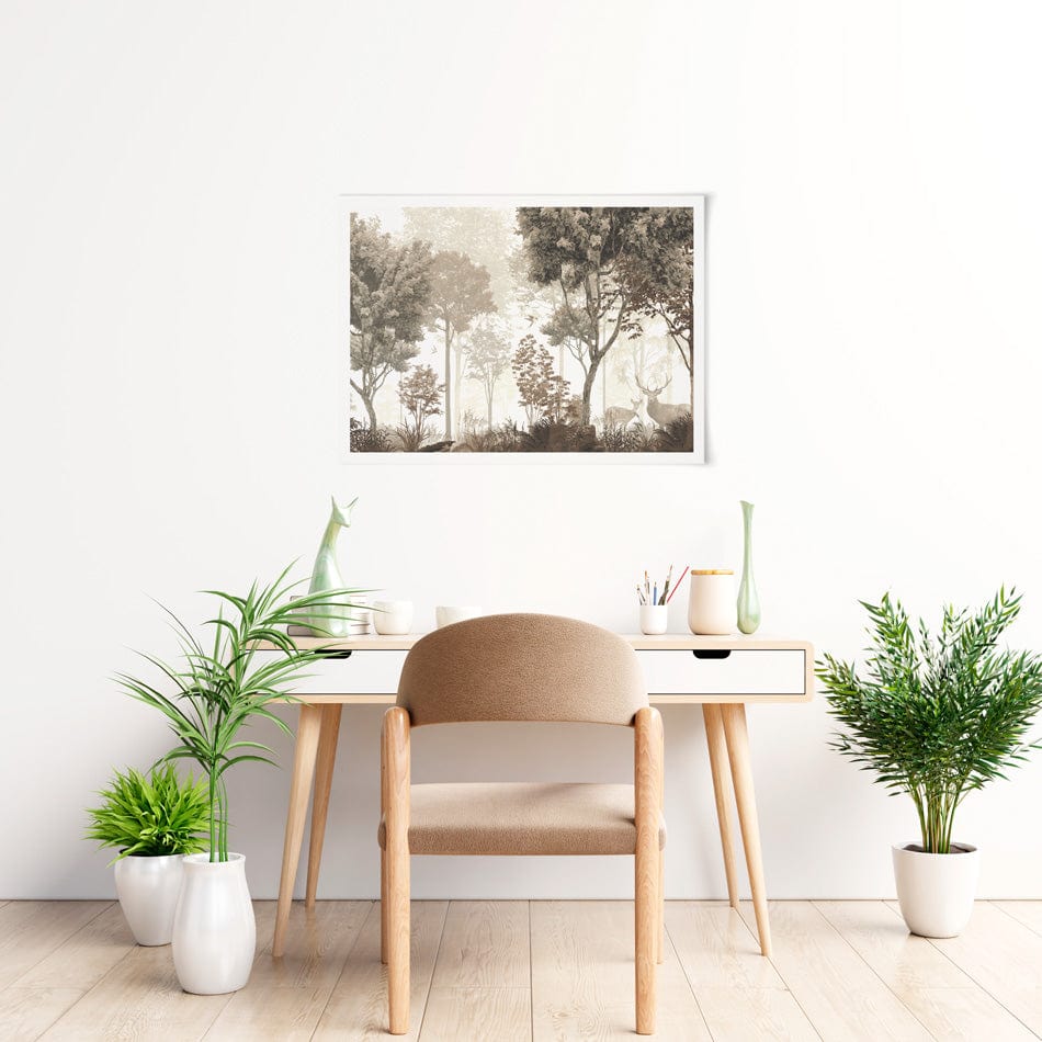Forest Mural Art Print wall art product fotooboi_kld / Shutterstock