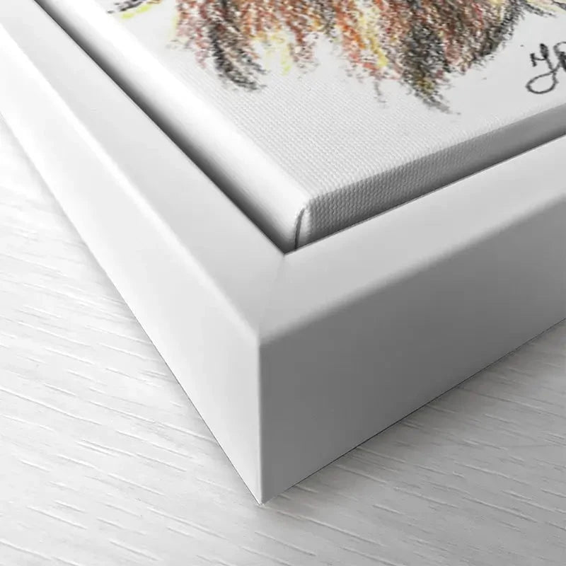 Fox Illustration Canvas Print Fox Illustration Canvas Print wall art product Jackie Bridges
