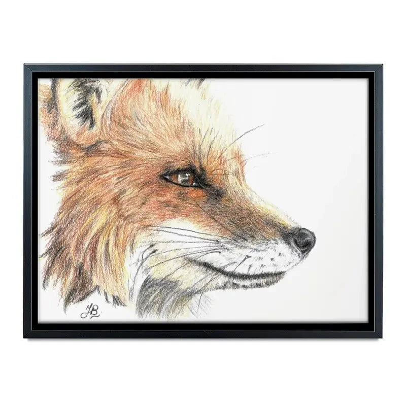 Fox Illustration Canvas Print Fox Illustration Canvas Print wall art product Jackie Bridges