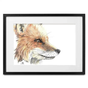 Fox Illustration Framed Art Print Fox Illustration Framed Art Print wall art product Jackie Bridges