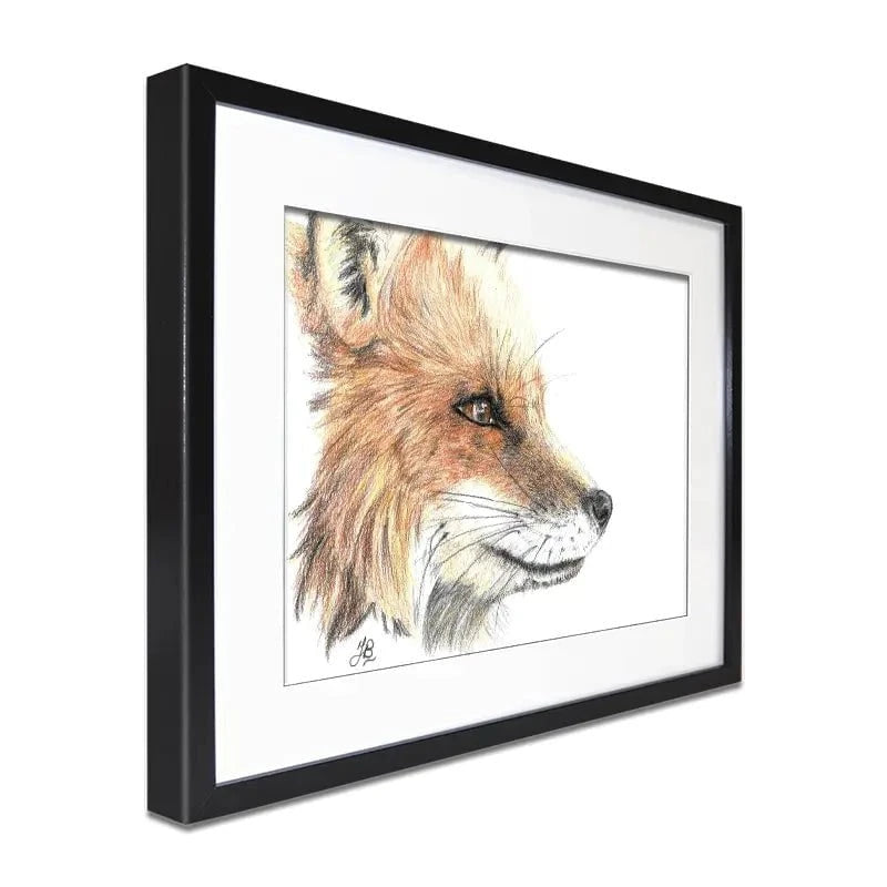 Fox Illustration Framed Art Print Fox Illustration Framed Art Print wall art product Jackie Bridges