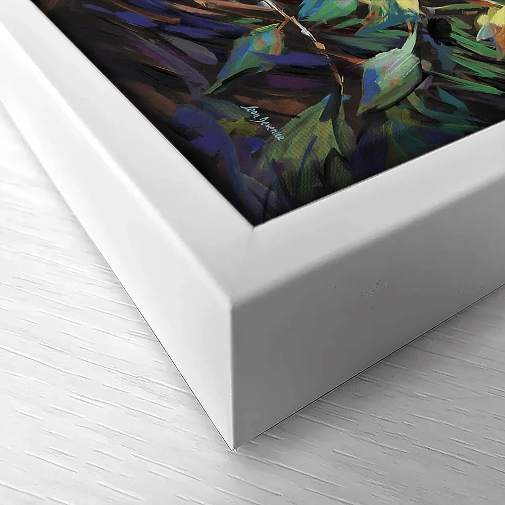 Foxes Nestled In Warmth Canvas Print Foxes Nestled In Warmth Canvas Print wall art product Leon Devenice