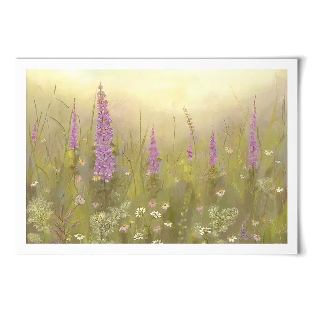 Foxglove Meadow Art Print Foxglove Meadow Art Print wall art product Karen Sutton