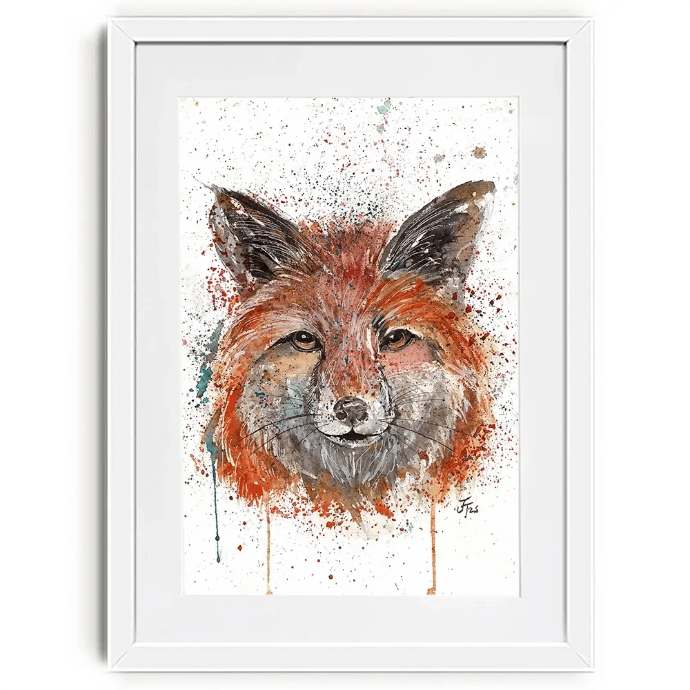 Foxy Framed Art Print Foxy Framed Art Print wall art product Jamie Taylor