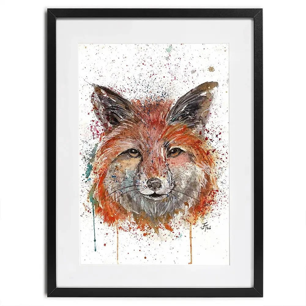 Foxy Framed Art Print Foxy Framed Art Print wall art product Jamie Taylor