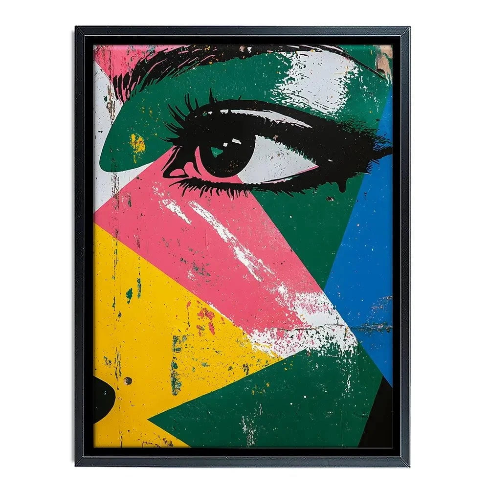 Fractal Eyes Canvas Print Fractal Eyes Canvas Print wall art product Walker Noble