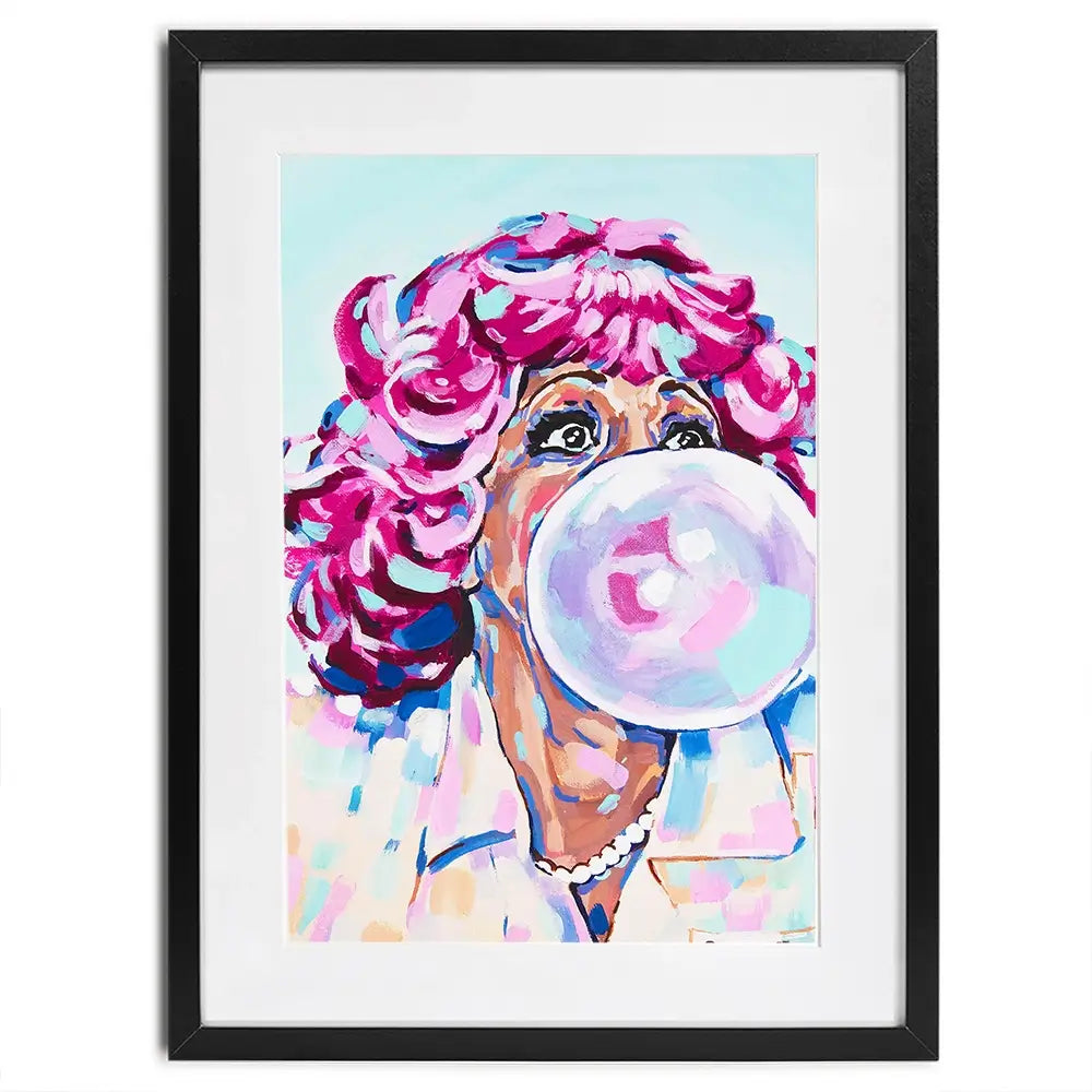 Frenchie Grease Framed Art Print Frenchie Grease Framed Art Print wall art product Juliet Stockton