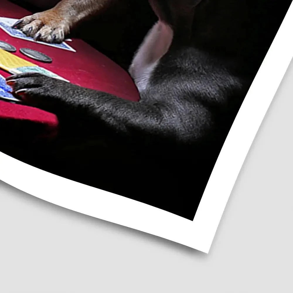 Frenchies Playing Poker Art Print Frenchies Playing Poker Art Print wall art product Alexander Sviridov / Shutterstock