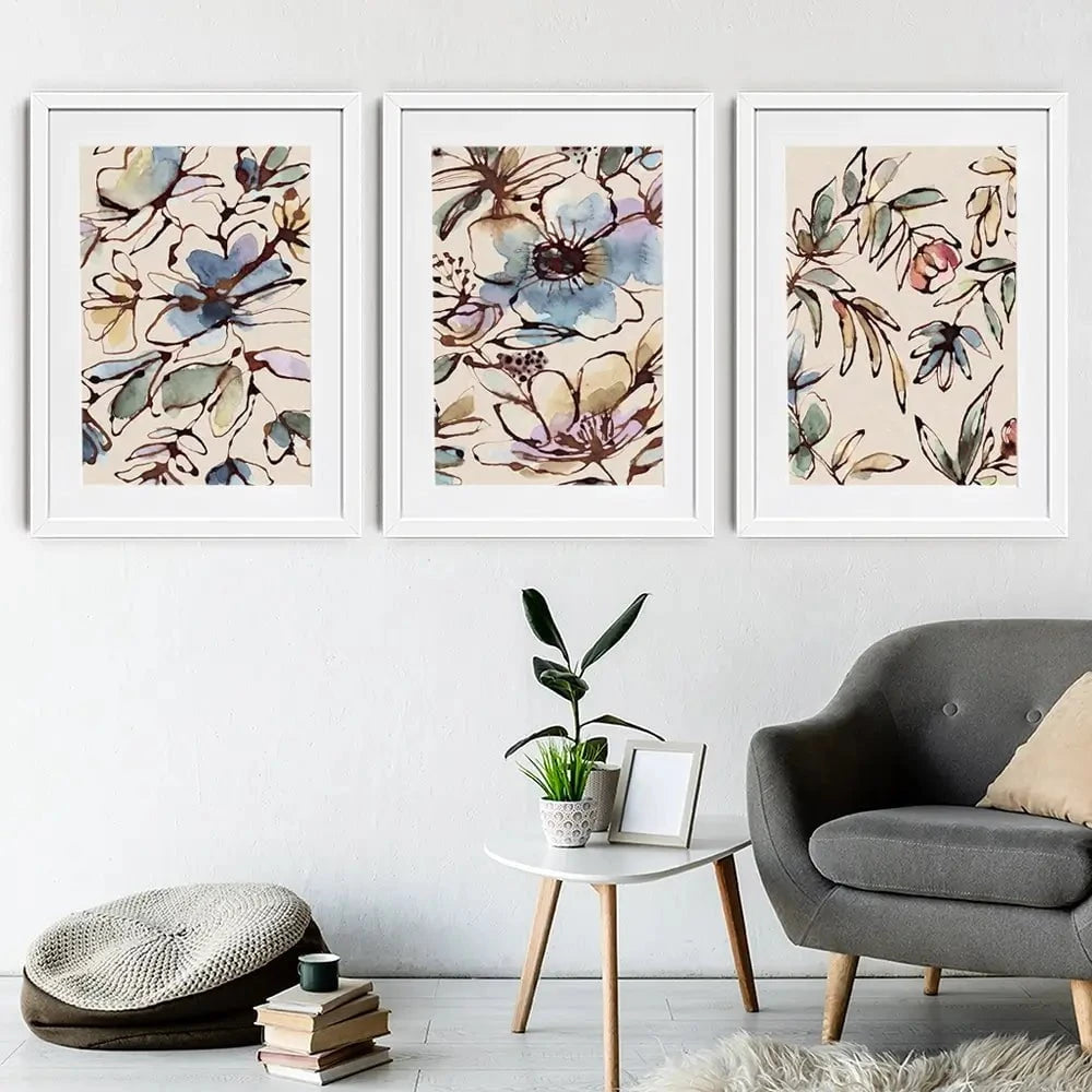 Fresh Cut Framed Art Print Trio Fresh Cut Framed Art Print Trio wall art product Lisa Nohren - Independent