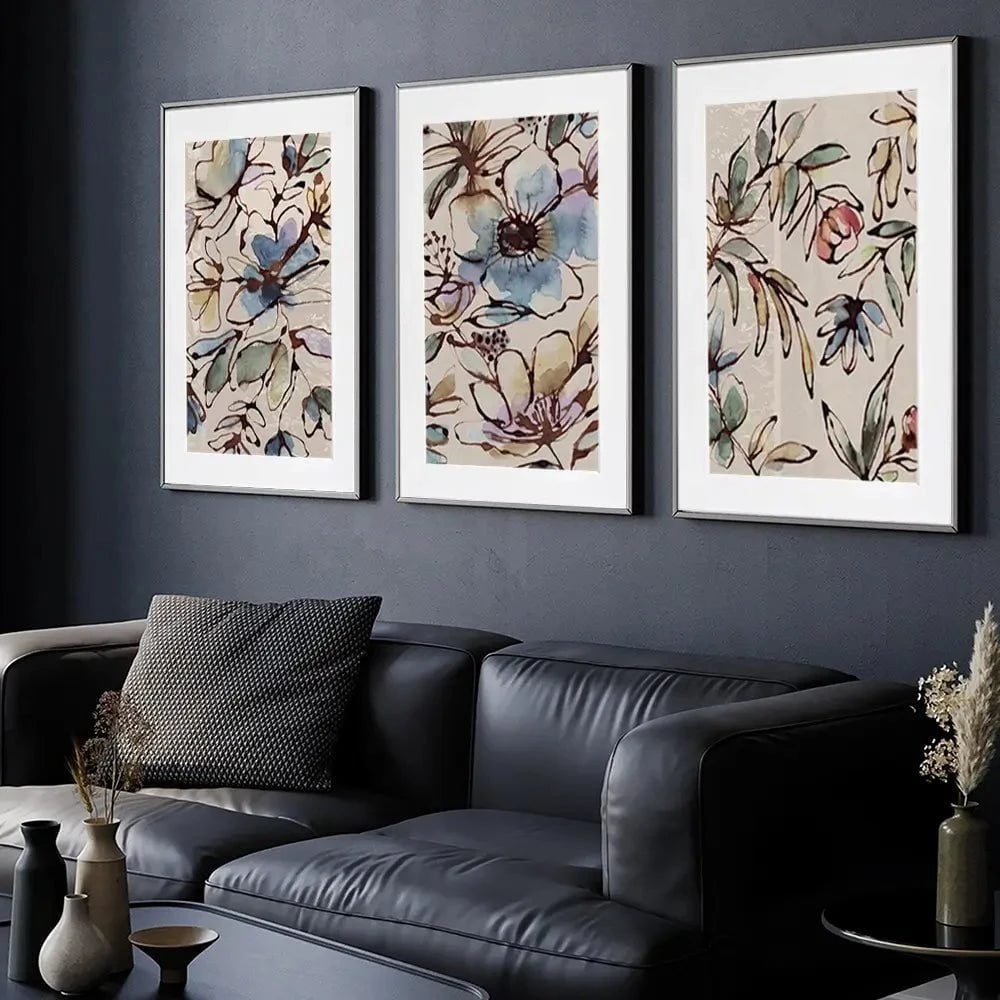 Fresh Cut Framed Art Print Trio Fresh Cut Framed Art Print Trio wall art product Lisa Nohren - Independent