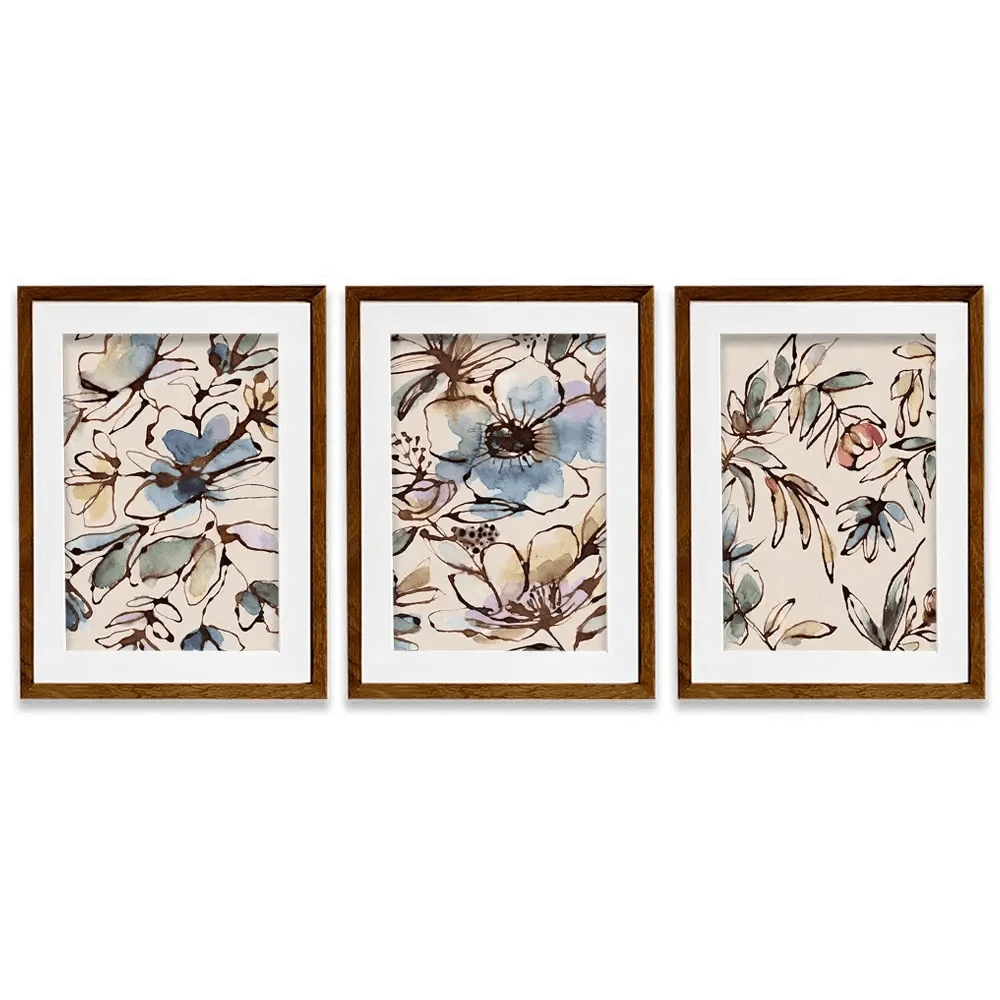 Fresh Cut Framed Art Print Trio Fresh Cut Framed Art Print Trio wall art product Lisa Nohren - Independent