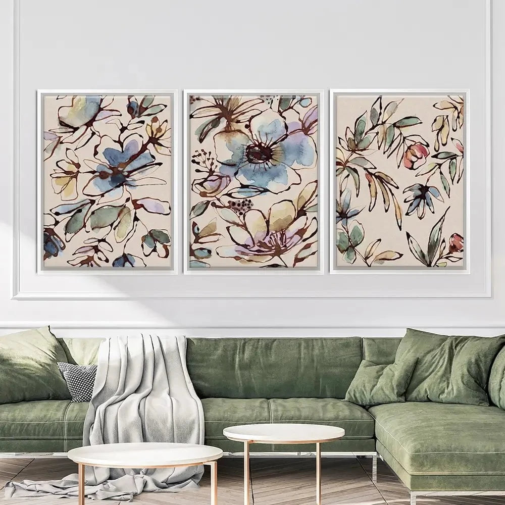Fresh Cut Trio Canvas Print Fresh Cut Trio Canvas Print wall art product Lisa Nohren - Independent