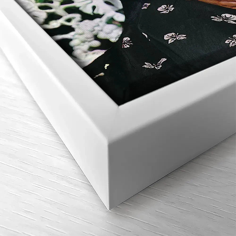 Frida Floral Canvas Print Frida Floral Canvas Print wall art product S Megalos
