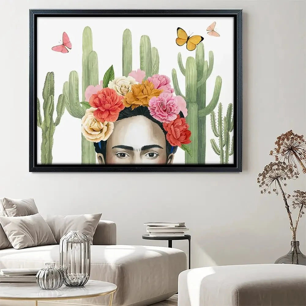 Frida In Nature Canvas Print Frida In Nature Canvas Print wall art product Grace Popp