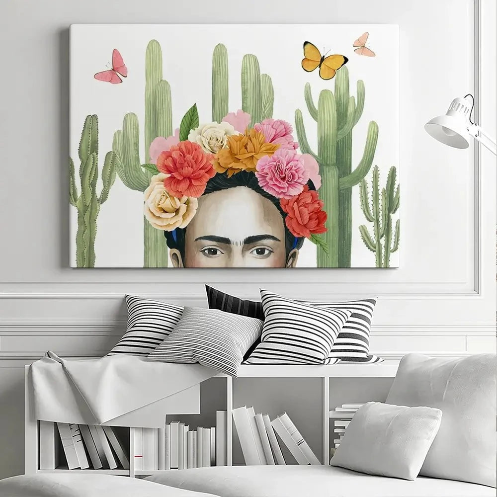 Frida In Nature Canvas Print Frida In Nature Canvas Print wall art product Grace Popp