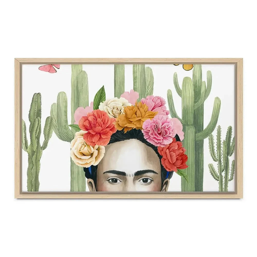 Frida In Nature Canvas Print Frida In Nature Canvas Print wall art product Grace Popp