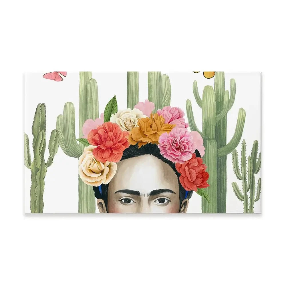 Frida In Nature Canvas Print Frida In Nature Canvas Print wall art product Grace Popp