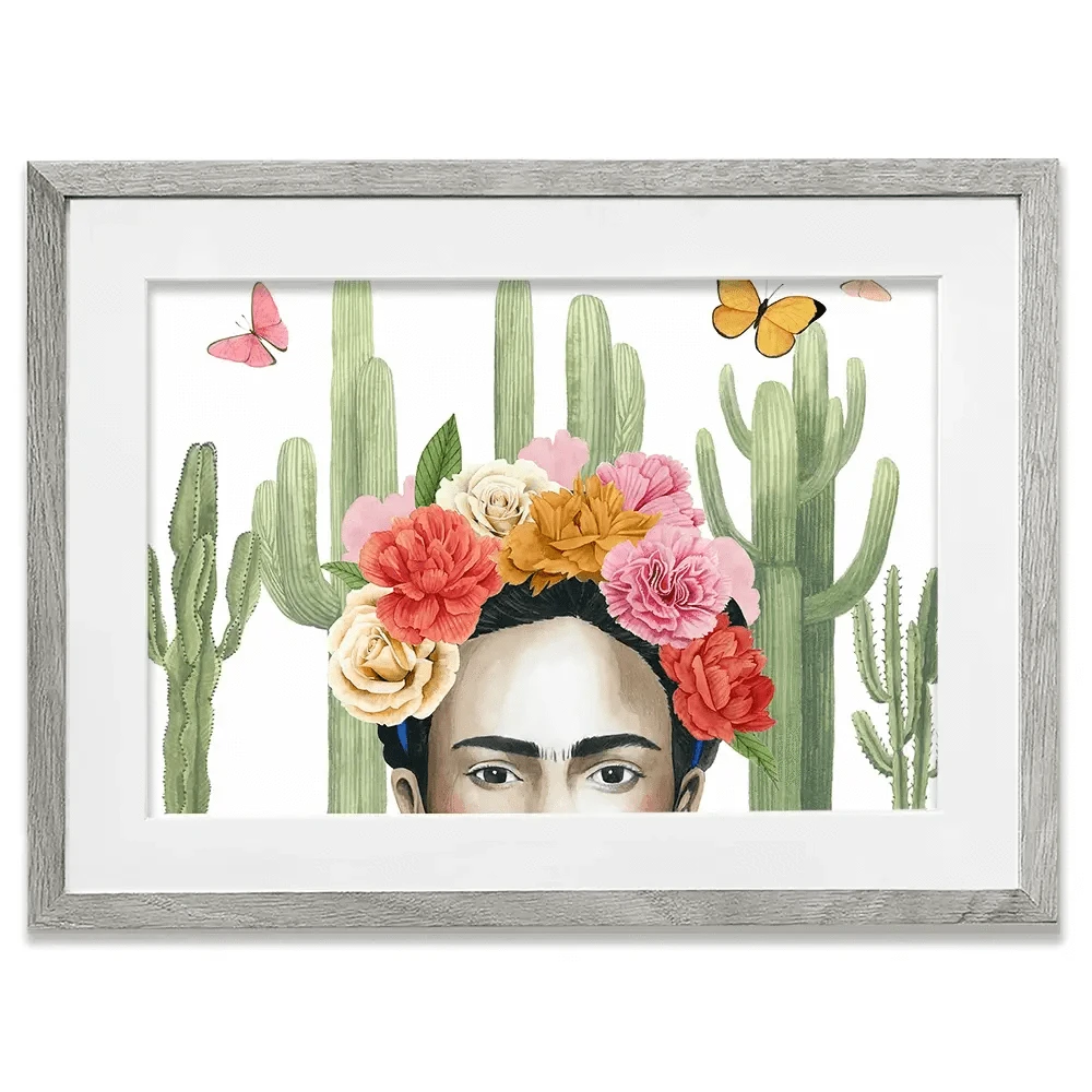 Frida In Nature Framed Art Print Frida In Nature Framed Art Print wall art product Grace Popp