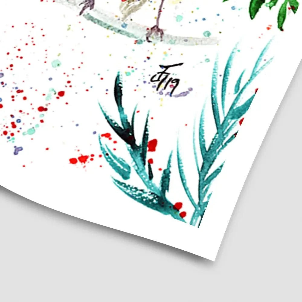 Friendly Birds Art Print Friendly Birds Art Print wall art product Jamie Taylor