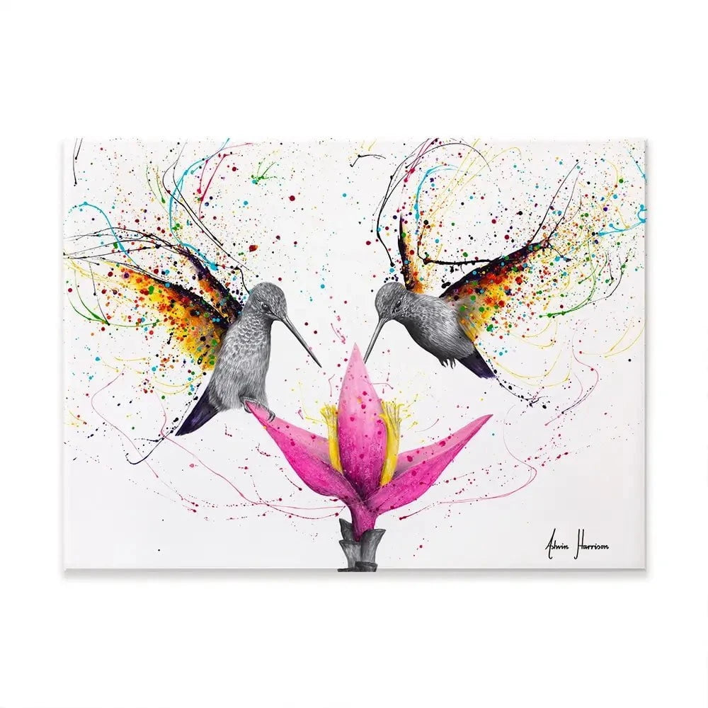 Friendship Hummingbirds Canvas Print Friendship Hummingbirds Canvas Print wall art product Ashvin Harrison