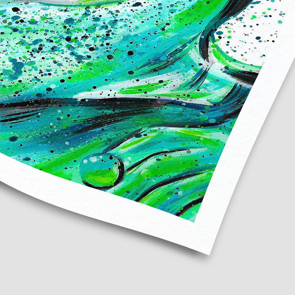 Frog Monty Art Print Frog Monty Art Print wall art product Emma LC Art