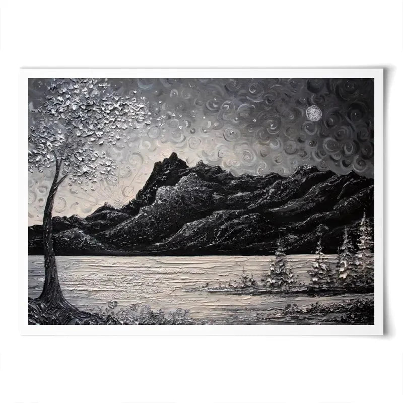 Frosty Dreams Art Print Frosty Dreams Art Print wall art product Nada Khatib