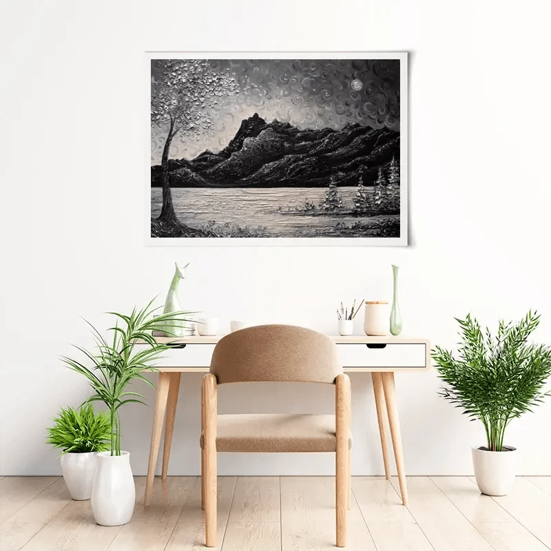Frosty Dreams Art Print Frosty Dreams Art Print wall art product Nada Khatib