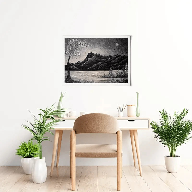 Frosty Dreams Art Print Frosty Dreams Art Print wall art product Nada Khatib