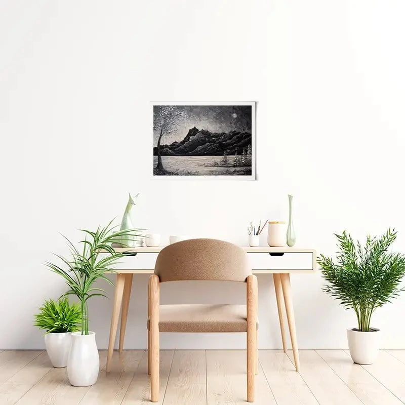 Frosty Dreams Art Print Frosty Dreams Art Print wall art product Nada Khatib