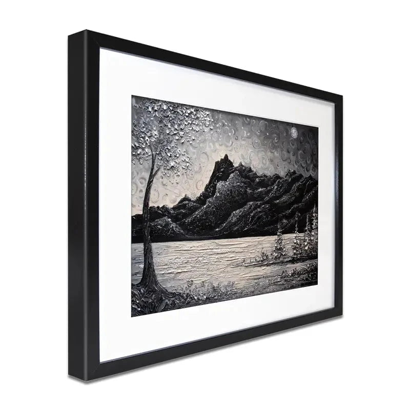 Frosty Dreams Framed Art Print Frosty Dreams Framed Art Print wall art product Nada Khatib