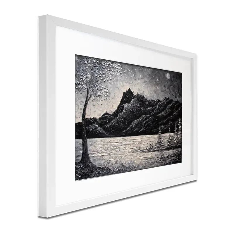 Frosty Dreams Framed Art Print Frosty Dreams Framed Art Print wall art product Nada Khatib