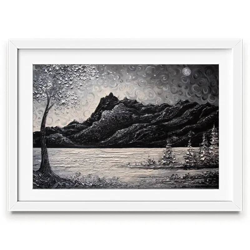 Frosty Dreams Framed Art Print Frosty Dreams Framed Art Print wall art product Nada Khatib