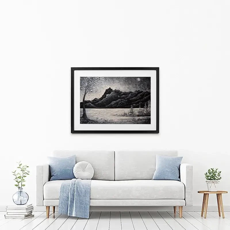 Frosty Dreams Framed Art Print Frosty Dreams Framed Art Print wall art product Nada Khatib