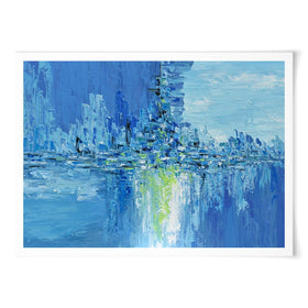 Frozen City Art Print wall art product Olga Tkachyk