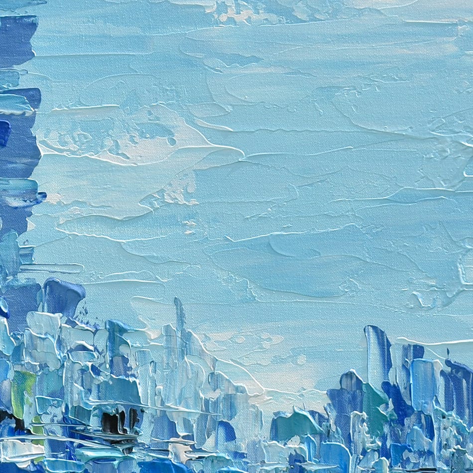 Frozen City Art Print wall art product Olga Tkachyk