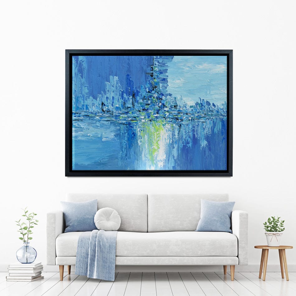 Frozen City Canvas Print wall art product Olga Tkachyk